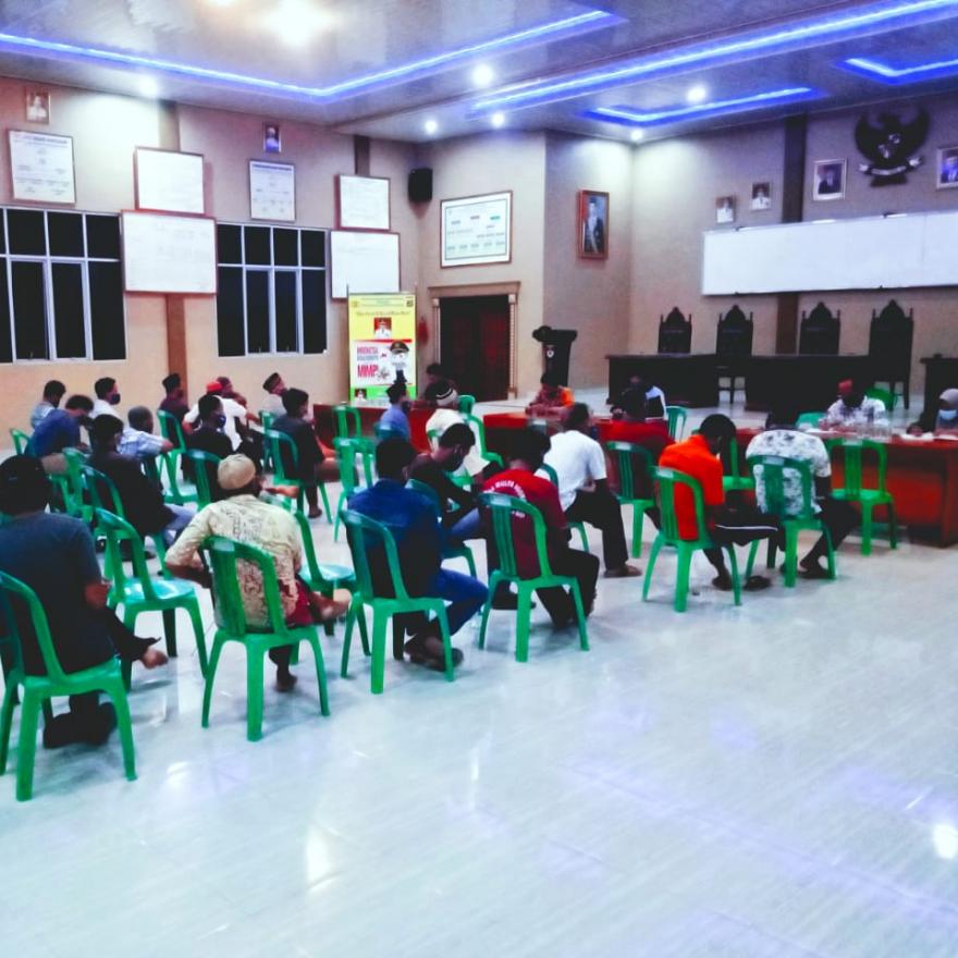 BPD Mulya Agung Laksanakan Rapat Pembentukan Panitia Pilkades 2021